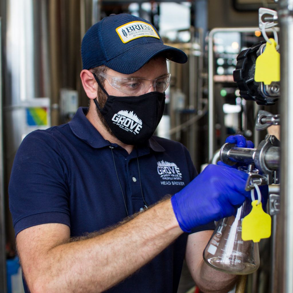 Donavan McFadden, Brewmaster at The Grove Brew House 