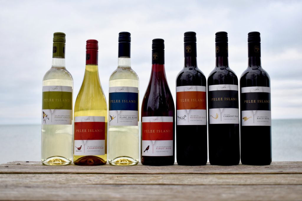 Pelee Island Winery Core VQA Ontario wines 