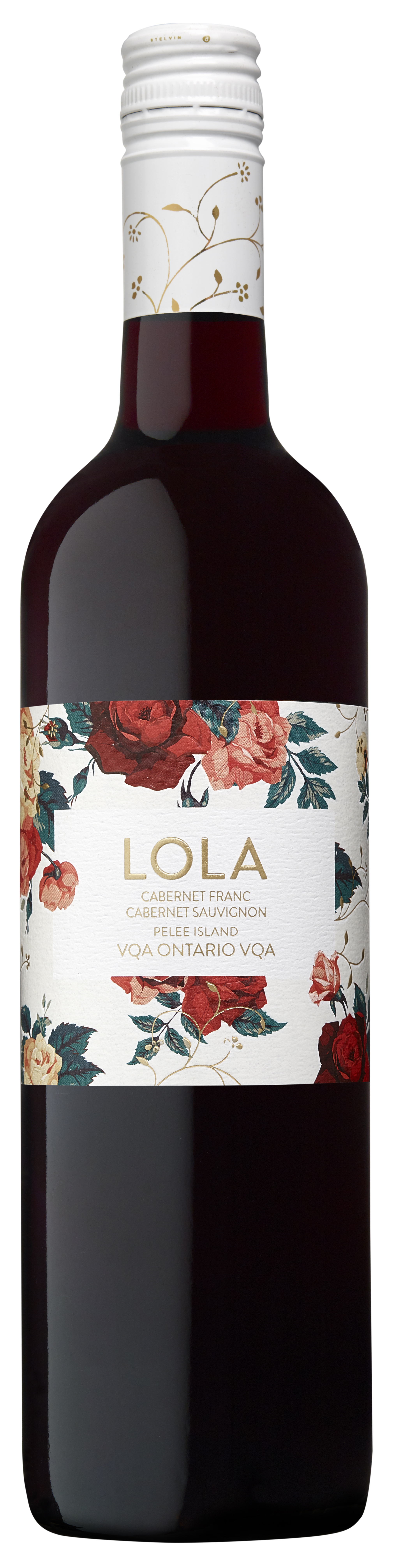 Pelee Island Winery Lola Cabernet Franc - Cabernet Sauvignon VQA red wine. Offers flavours of cherry and currant with a light hint of cedar.