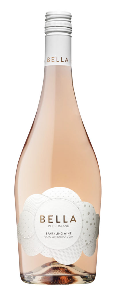 Pelee Island Winery Bella Sparkling Pinot Noir and Auxerrious VQA. “Bella”, the Italian word for beautiful, is a perfect and simple description for this wine. She is a sparkling beauty with a lovely cherry and lemon bouquet. This pink bubbly wine makes a refreshing addition to any meal, especially a romantic one with your partner all’aperto. Cincin!