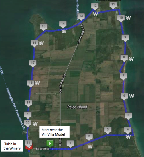 Pelee Island Half Marathon with Pelee Island Winery and Running Flat